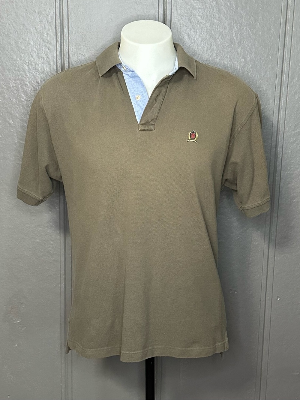 Vintage 90s Green Tommy Hilfiger Polo